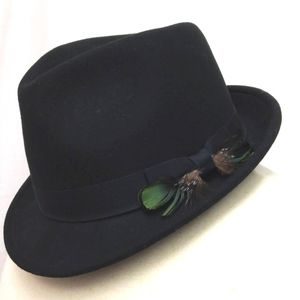 Kate Laundry 100% Wool Black Hat